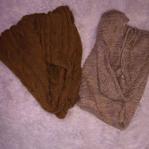 Infinity scarf set